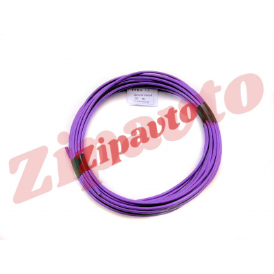 Провод сечением 1,5 кв. мм фиолетовый (отрезок 10 м.)