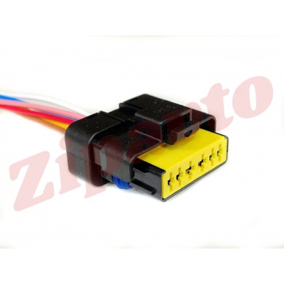 Соединитель проводов (009) разъём 6-ти конт. на ДМРВ евро3