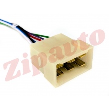 Соединитель проводов (011/1) 9011 (6-ти контактн. штырьевой, серии 6,3 мм)